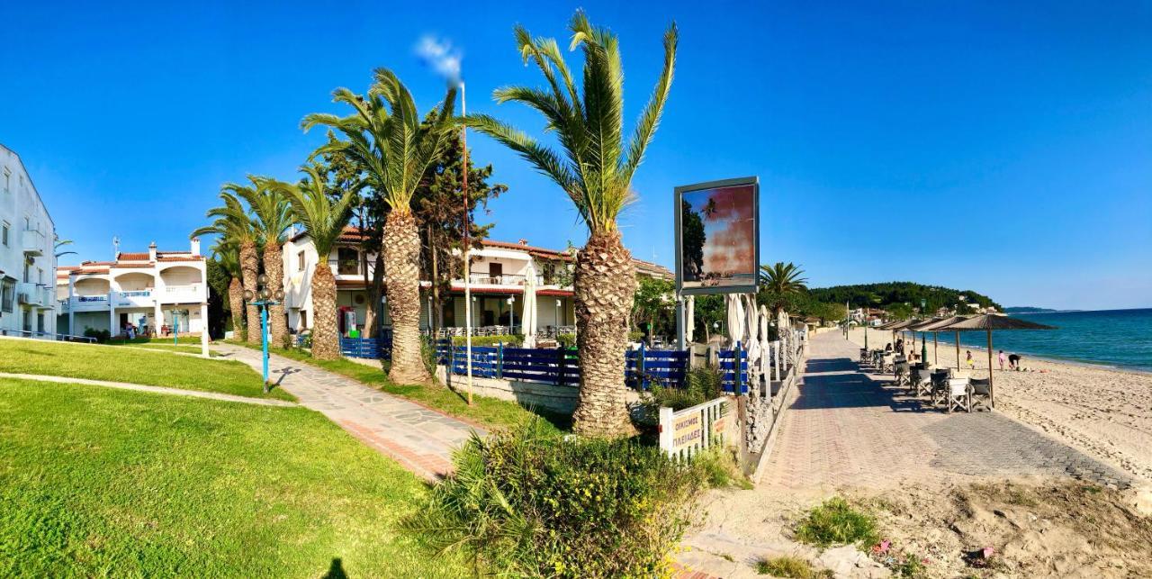Apartment Bella, Beachfront, Sea view Siviri Esterno foto