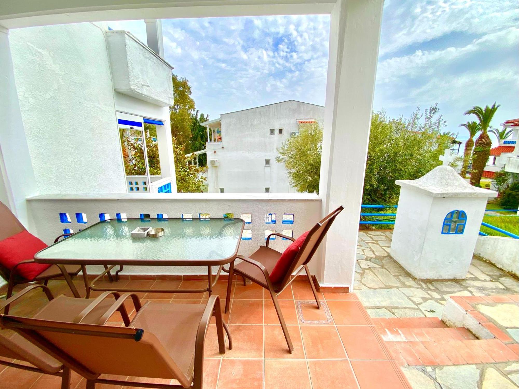 Apartment Bella, Beachfront, Sea view Siviri Camera foto